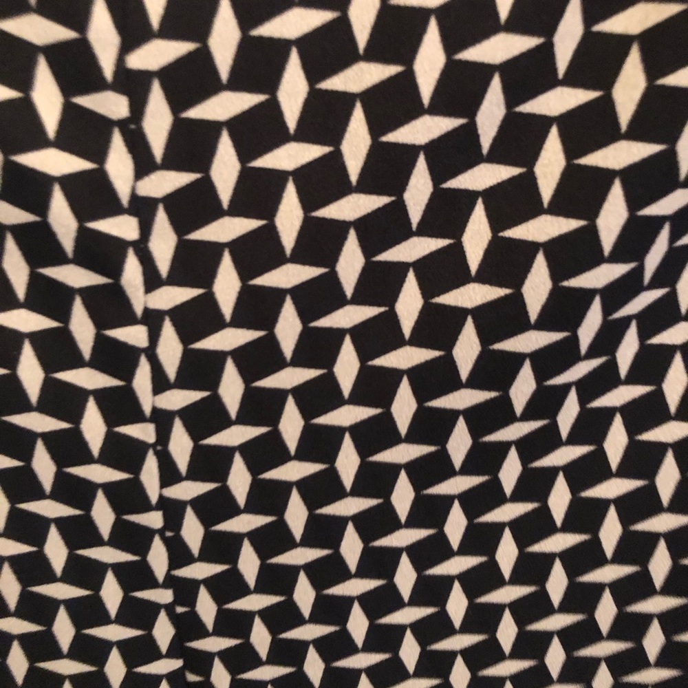 Christian Siriano runway patterned lightweight elastic pull on pants - Picture 4 of 5